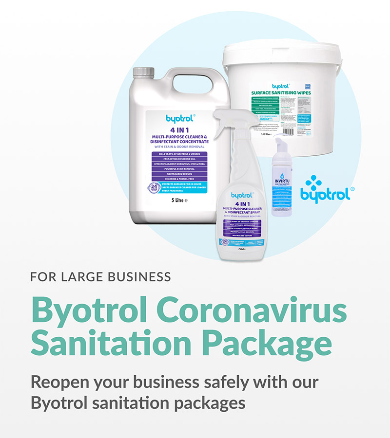 byotrol sanitation package for large business