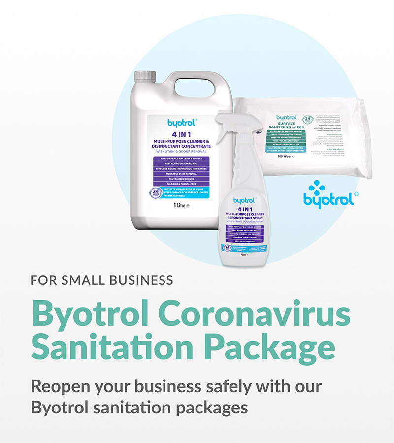 Byotrol sanitation package for small business