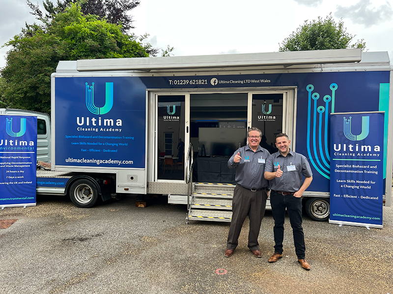 Mark baxter and Jamie Hughes from Ultima Cleaning Academy